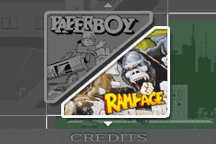 Paperboy & Rampage Title Screen
